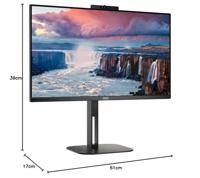 AOC Value-Line 24V5CW/BK LED-monitor Energielabel F (A - G) 61 cm (24 inch) 1920 x 1080 Pixel 16:9 4 ms HDMI, DisplayPort, USB-A 3.2 Gen 1, USB-C, - thumbnail