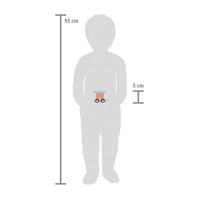 Small Foot - houten lettertrein polar - wagon zalmroze blauw - thumbnail