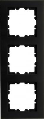 Enzo Kopp hk07 pure mat zwart 3 voudig afdekraam - 4624720