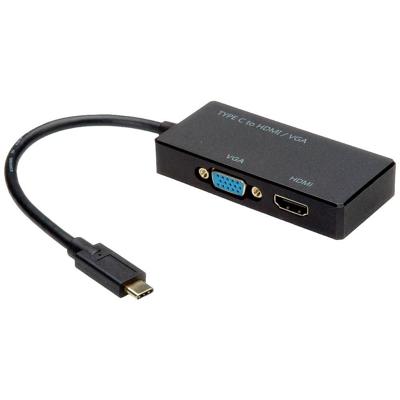 VALUE Beeldschermadapter USB Type C - VGA / HDMI