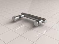 Losse Deurgreep Wiesbaden Type 3 Chroom - thumbnail