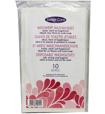 Sweet Care Baby Wegwerpwashandjes 10st Sweet Care Baby Wegwerpwashandjes 10st