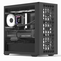 AeroCool D302A-G-BK Mini-tower PC-behuizing Zwart, Wit - thumbnail