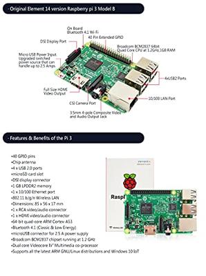 Raspberry Pi 3 B 1 GB 4 x 1.2 GHz Raspberry Pi®