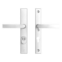 AXA | Veiligheidsbeslag Edge Plus | Smal kruk Blok | PC72 | Anti-kerntrek | Aluminium naturel - thumbnail