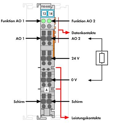 WAGO 753-552 PLC-uitgangskaart 753-552 1 stuk(s)