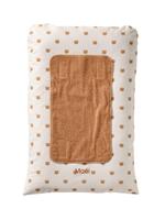 Personaliseerbare aankleedkussenhoes HANOÏ beige, bedrukt - thumbnail