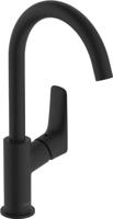 Hansgrohe Logis ééngreeps wastafelmengkraan 210 draaibare uitloop met PopUp trekwaste, mat zwart - thumbnail