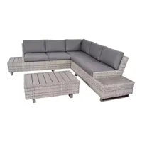 Valencia Smoke hoek loungeset - thumbnail