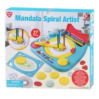 Playgo mandala spirograaf en sjablonen tekenset - 27dlg. - thumbnail