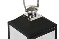 Lykta Home ESPRIT Zwart Zilverkleurig Kristal Staal 18 x 18 x 41 cm (2 Onderdelen) - thumbnail