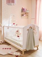 Mitwachsendes Babybett KONFETTI 70 x 140 cm wit - thumbnail