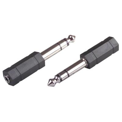 Scanpart audio adapter 3.5mm jack - 6.3mm koptelefoon Mini jack kabel Wit