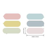 NIIMBOT A2A68301401 Etiketten (rol) 14 x 40 mm Lichtblauw 160 stuk(s) Universele etiketten - thumbnail