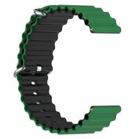 Garmin Forerunner 970 / 570 (47mm) / 255 - Ocean Style bandje - Groen / zwart - thumbnail