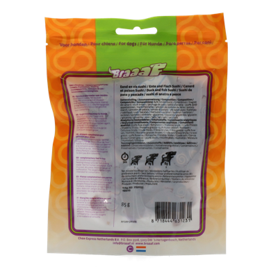 Braaaf Soft Snack Zalmstick met wortel en sperzieboon