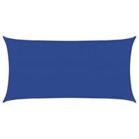 VidaXL Zonnezeil 160 g/m² rechthoekig 3x6 m hdpe blauw - thumbnail