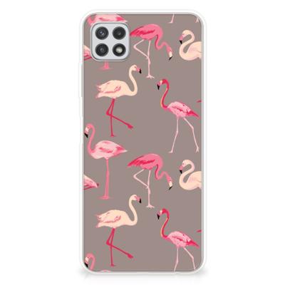 Samsung Galaxy A22 5G | TPU Hoesje | Flamingo Samsung Galaxy A22 5G | TPU Hoesje | Flamingo