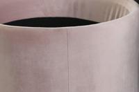 Voetensteun DKD Home Decor Zwart Roze Metaal Fluweel 42 x 42 x 42 cm - thumbnail