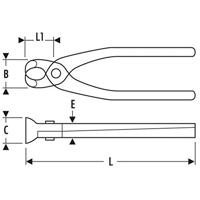 Expert by Facom Kopkniptang | 220 mm - E184302 - thumbnail