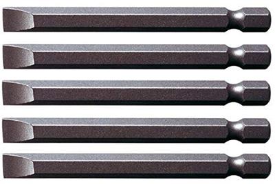 KS Tools 911.7735 Gleuf-bit 5 mm S2-staal Vernikkeld E 6.3 5 stuk(s)