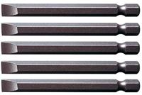 KS Tools 911.7735 Gleuf-bit 5 mm S2-staal Vernikkeld E 6.3 5 stuk(s) - thumbnail