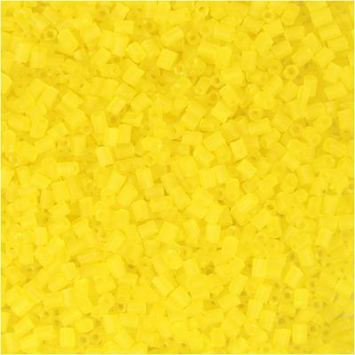 Creativ Company Rocailles 2-cut, d 1,7 mm, afm 15/0, gatgrootte 0,5 mm, transparant geel, 25 gr/ 1 doos Creativ Company Rocailles 2-cut, d 1,7 mm, afm 15/0, gatgrootte 0,5 mm, transparant geel, 25 gr/ 1 doos