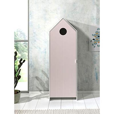 Vipack kledingkast Casimi 1 deurs - roze - 171,5x57,6x37 cm