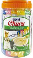 INABA Churu Varieties Chicken and tuna - Kattensnoepje - 50 x 14g - thumbnail