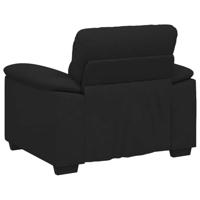 Fauteuil 60 cm stof zwart - thumbnail