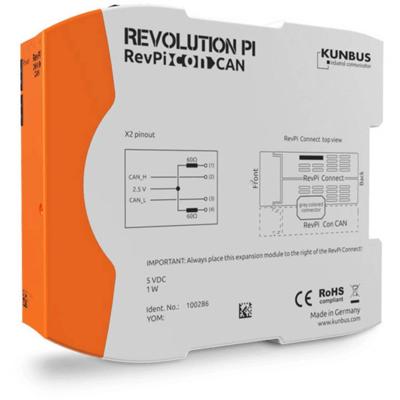 Revolution Pi by Kunbus PR100286 RevPi Con CAN Busmodule CAN Bus 1 stuk(s)