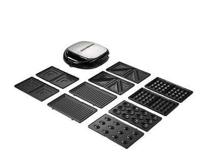 Tosti-ijzer Adler AD 3040 Zwart Grijs 1200 W