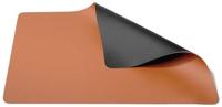Cookinglife Placemats - Dubbelzijdig - Vegan leer - Cognac / Zwart 46 x 33 cm - 6 Stuks - thumbnail