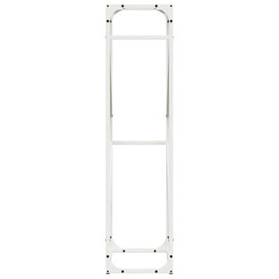 Brandhoutrek 40x25x100 cm koudgewalst staal wit