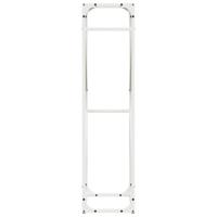 Brandhoutrek 40x25x100 cm koudgewalst staal wit - thumbnail