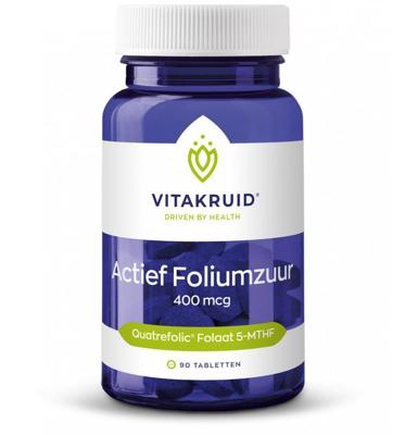 Vitakruid Actief Foliumzuur Quatrefolic® 5-MTHF 400 mcg