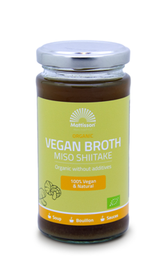 Mattisson HealthStyle Vegan Broth Miso Shiitake Bouillon Mattisson HealthStyle Vegan Broth Miso Shiitake Bouillon