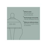 Set van 2 260 ml TOMMEE TIPPEE anti-koliek zuigflessen doorzichtig - thumbnail