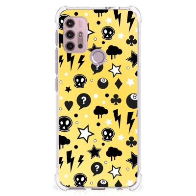 Extreme Case Motorola Moto G30 | G20 | G10 Punk Geel Extreme Case Motorola Moto G30 | G20 | G10 Punk Geel