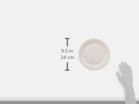 Bord "pure", rond, wit, diameter 23 cm, uit karton, pak van 100 stuks - thumbnail
