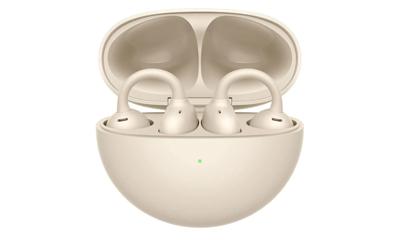 Bluetooth hoofdtelefoon Huawei FreeClip Beige - thumbnail
