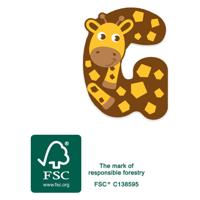 Small Foot - houten dieren kinderletter - g - thumbnail