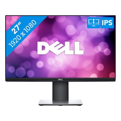 Dell P2719H LED-monitor 68.6 cm (27 inch) Energielabel A+ (A+++ - D) 1920 x 1080 pix Full HD 8 ms HDMI, VGA, DisplayPort, USB IPS LED