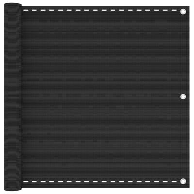 Balkonscherm 90x300 cm HDPE antracietkleurig Balkonscherm 90x300 cm HDPE antracietkleurig
