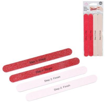 Touch Of Beauty nagelvijlen 18 cm set van 4 | 48 stuks