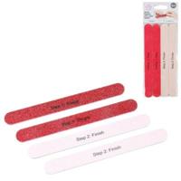 Touch Of Beauty nagelvijlen 18 cm set van 4 | 48 stuks - thumbnail