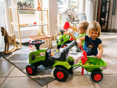 Falk claas looptractor groen