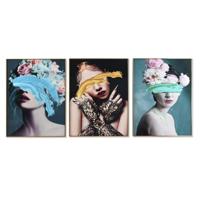 Schilderij DKD Home Decor Aluminium Hout MDF 60 x 3 x 80 cm - thumbnail