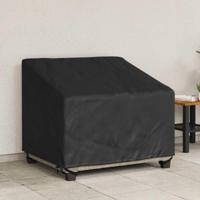 Tuinstoelhoes Zwart 96 x 79 x 74 cm 600D Oxford Stof - thumbnail