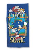 Team Sonic strandlaken 70 x 140 cm - polyester - thumbnail